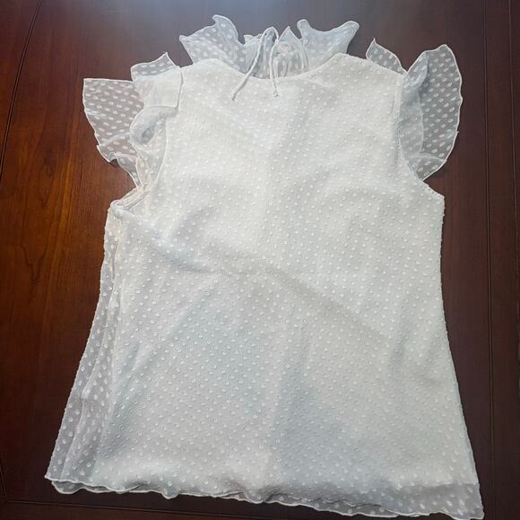 Dress Barn White Sleeveless Top - Picture 6 of 6